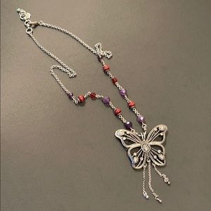 Lucky Brand Butterfly Necklace